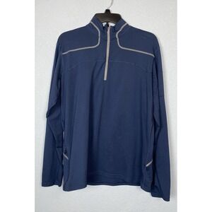 Mountain Hardwear 1/4‎ Zip Jacket Base Layer Pullover Overstitch Reflective